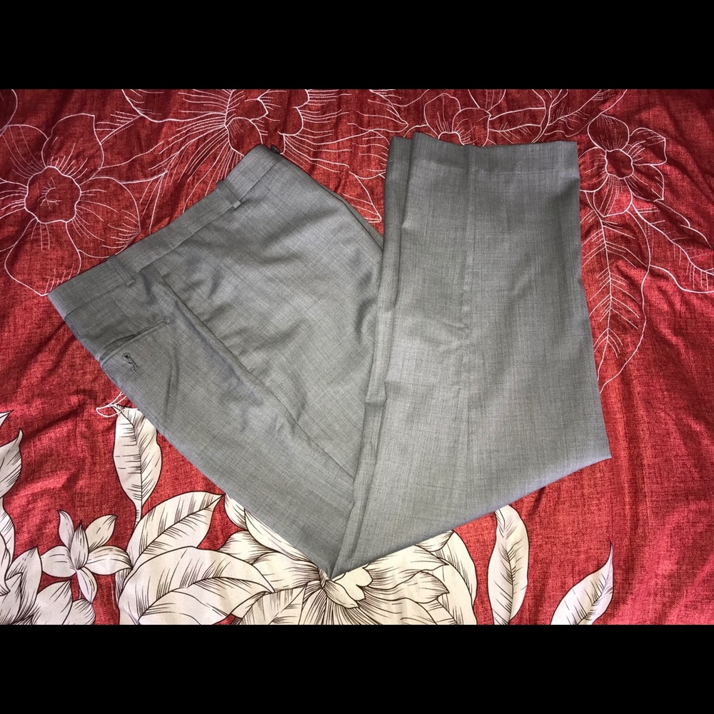 ALFANI Grey Dress Pants